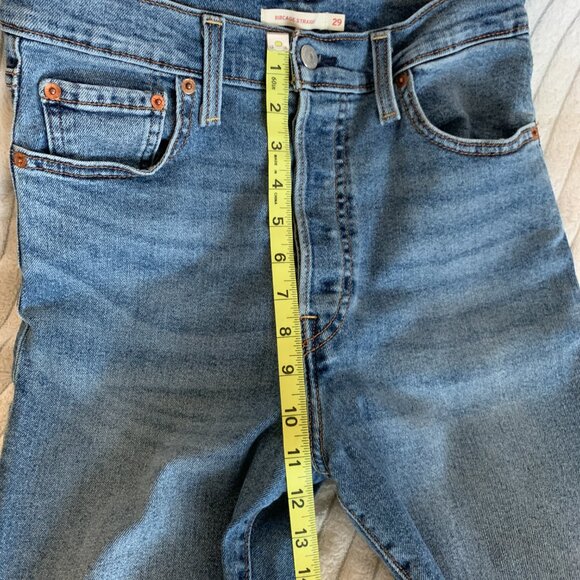 Levi's Ribcage Straight (crop/ short inseam) - Picture 7 of 8